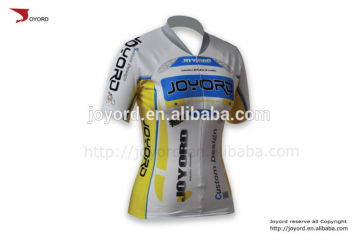Ladies sublimation maillots bike clothing