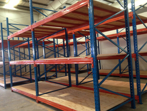 Metal Shelving for Storage of Pallets