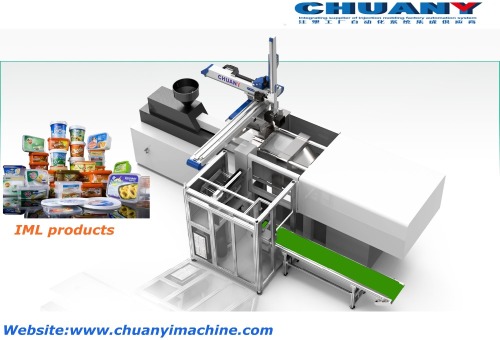 IML Robot Automatic In Mold Labeling System robot arm for Injection molding machine IML system