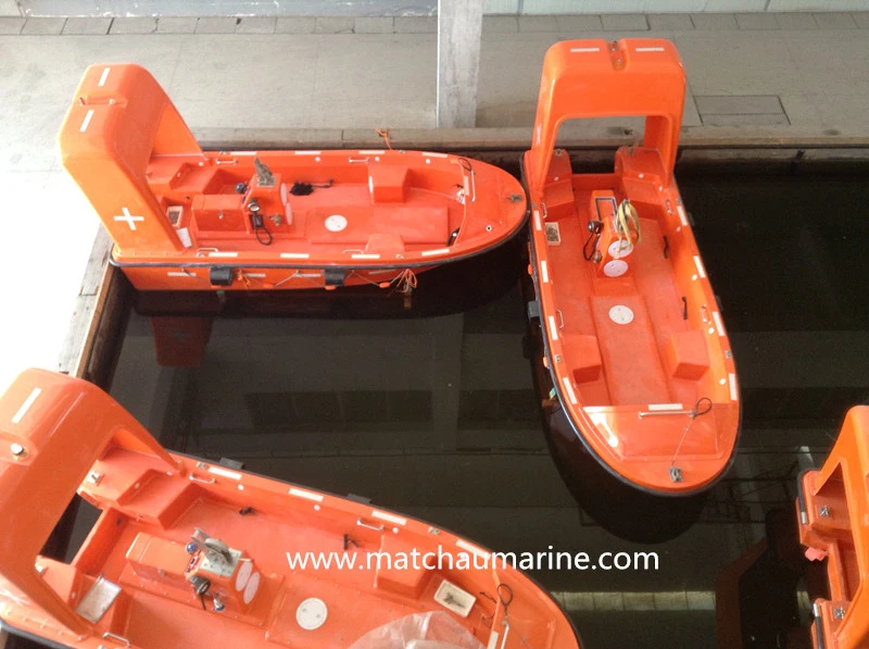 Inboard and Outboard Engine FRP Motor Rescue Boat for Sale