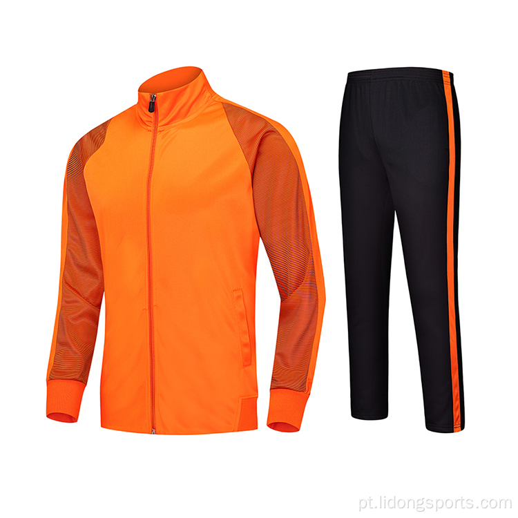 Homens personalizados Sublimação Sports Jackets Sportswear Tracksuit