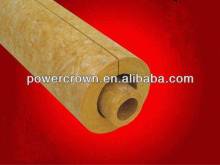 heat resistant rock wool pipe insulation/thermal insulation mineral wool insulation pipe