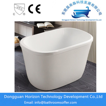 Deep stand alone bathtub acrylic bathtub