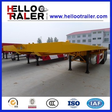 40 Tonnes New 3 Axles Flatbed Semitrailer