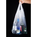 Bolsas de compras transparentes reciclables reutilizables económicas