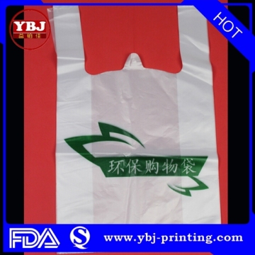 Fashion PE hand carry bag with flexiloop handle