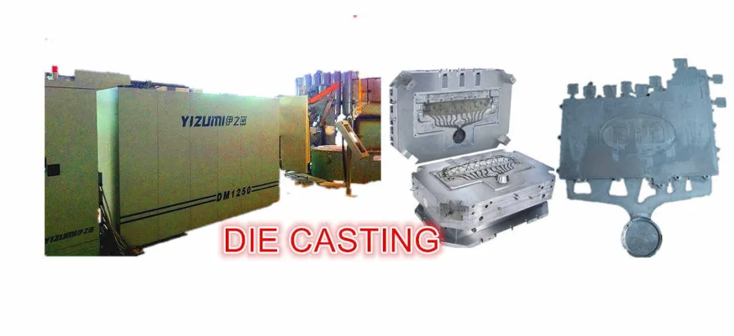 Aluminium ADC12 Die Casting Parts with CNC Machining Milling Die Cast Aluminum Parts