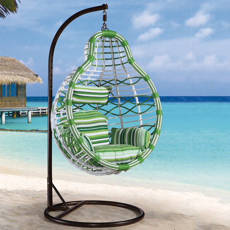 muebles de exterior de rattan silla colgante de metal cheap Rattan Outdoor Furniture Metal Patio Hanging Chair