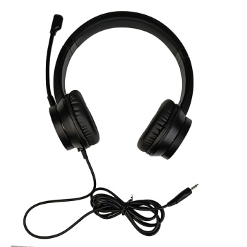 USB Computer Headset with Adjustable Microphone