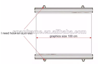 Aluminium Hanging Poster Hanger