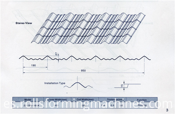step tile forming machine