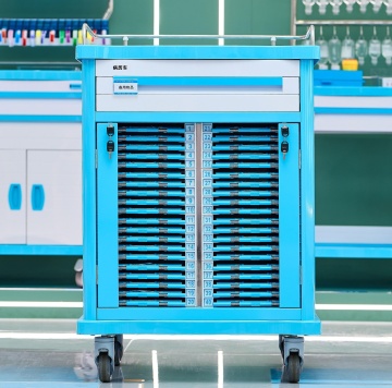 Medical Records Trolley Lockable