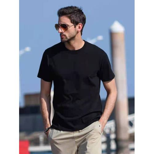 T-shirt slim à manches courtes pour hommes