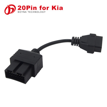 20 Pin To 16 Pin Female Car OBD2 OBD II Diagnostic Adapter Connector Cable