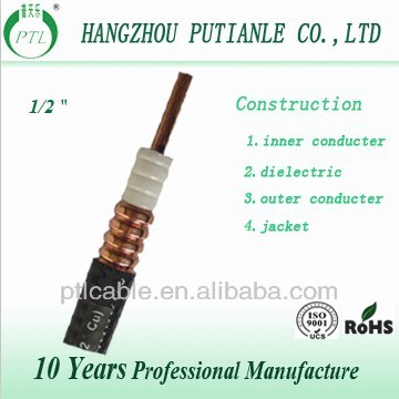 1/2" rf coaxial jumper cable assembly
