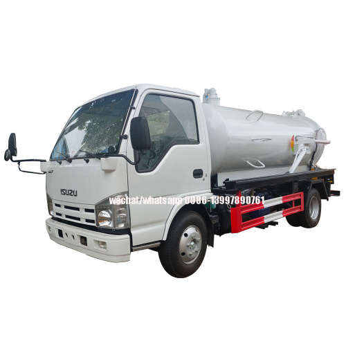 Camion d&#39;aspiration des eaux usées ISUZU ELF 5m³