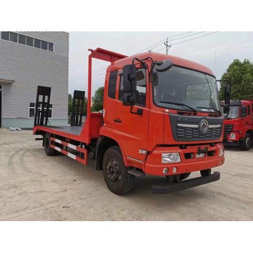 high quality flatbed excavator transport truck