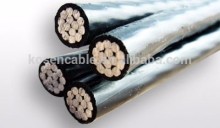 hot saled Quadruplex Aerial Bundle Cable 6201-t81Aluminum Alloy Neutral Conductor