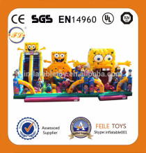 inflatable fun city/gaint inflatable playgrounds /inflatable SpongeBob SquarePants fun city/inflatable cartoon fun city