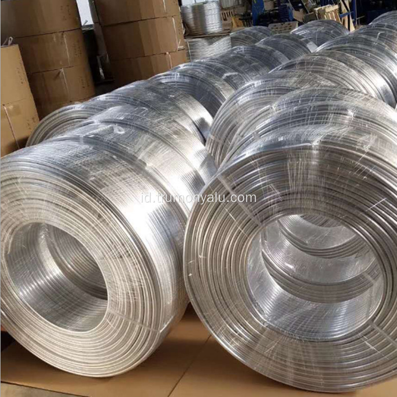 Tabung Pendingin Udara Aluminium Coiled