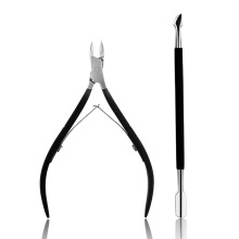 Professional Fast-Shipping Manicure Set: Stainless Steel Nail Clipper with Pusher
