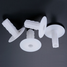 Coaxial Cable Nylon Wall Bushing White