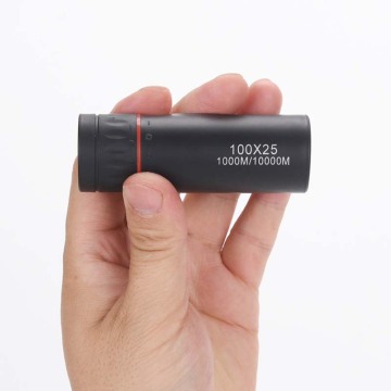 Compact 100x25 Mini Monocular Telescope for Outdoor Activities