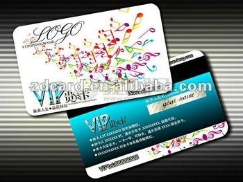 Plastic VIP Gift Card / Plastic Magnetic Stripe VIP Card