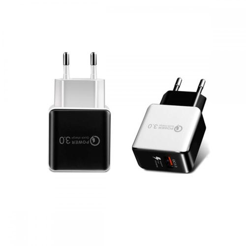 20W QC 3.0 USB Wall Telefoonladeradapter