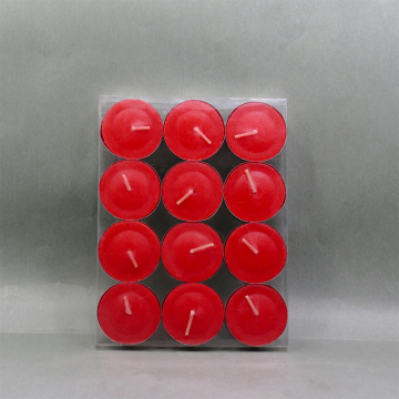 Unscented Red Tea Light Candles in Bulk