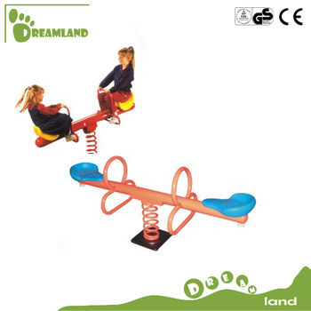 Excellent outdoor two seat teeter totter
