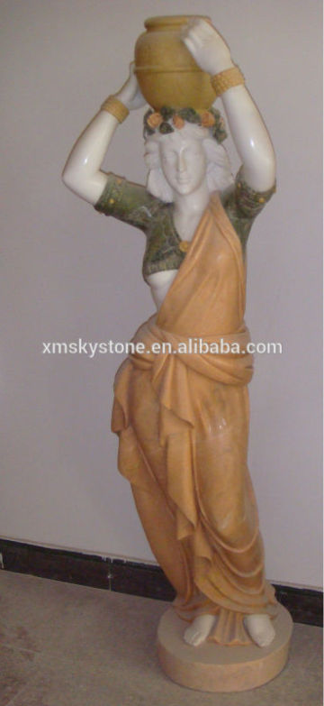 women polished stone carving and sculpture