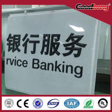 3D illuminated plastic advertising outdoor led signs