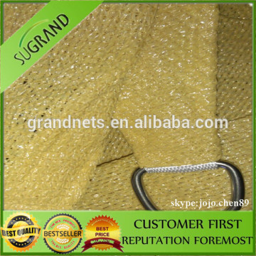 Outside beige color rectangle shade sail