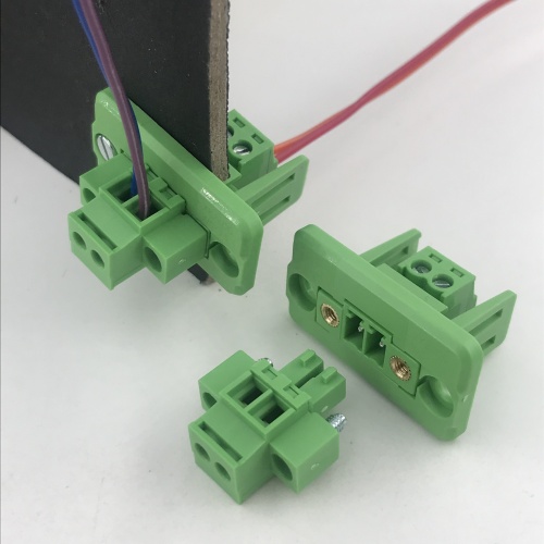 28-16AWG plug-in through wall or panel terminal block