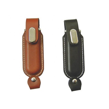 Leather USB Flash Drive - Portable Storage Solution