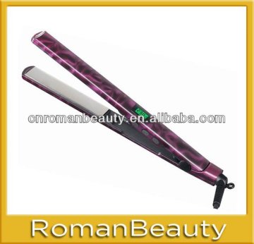 LCD tourmaline ceramic hair straightener