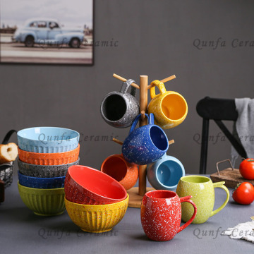 Set of 7 Colorful Daily used Mugs