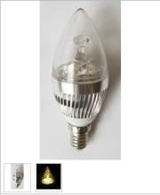3X1W candle Bulb