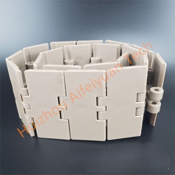 Flex Plastic Screw-Incline Slat Band Conveyor Chain, 820 K325 - Wood Accessories and Oven Slat Top Chains