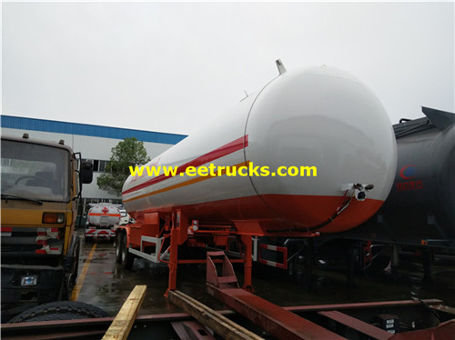 40cbm 20ton LPG Transportation Trailers