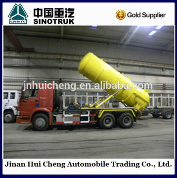 Sinotruk howo 6x4 sewer jetting machine sewer cleaning truck