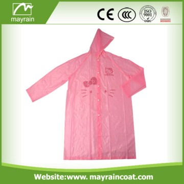 Low Price PVC Women Raincoat