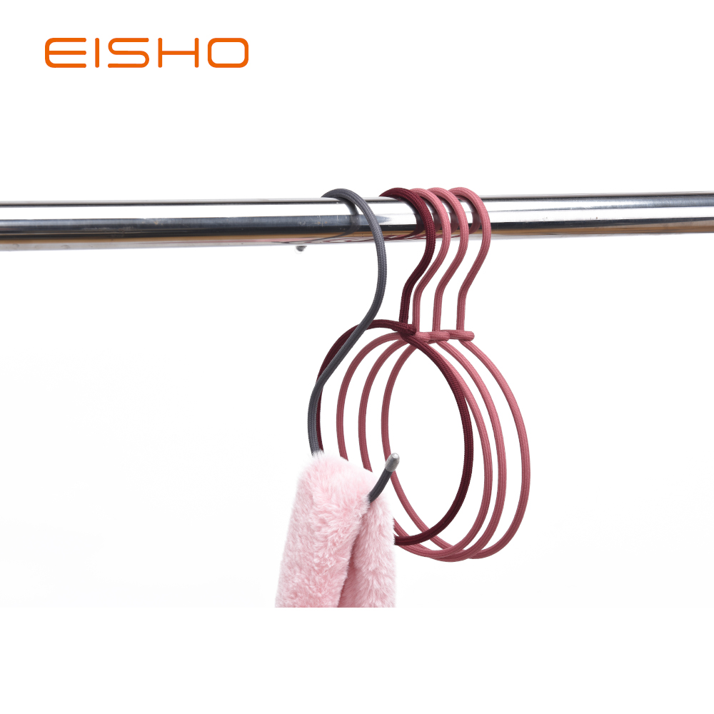 metal ring rope scarf hanger 