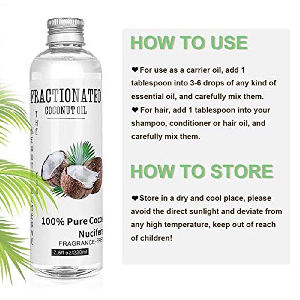 Wholesale fractionated coconut oil MCT oil for massage