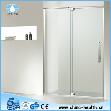 L shape hinge shower door