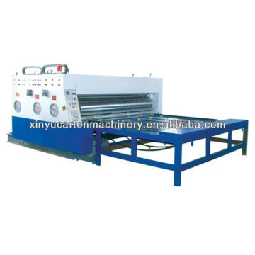 Cardboard printing slotting machine