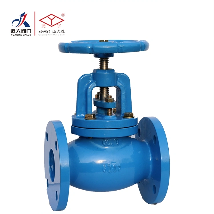 API Cast Iron Flanged Type RF Globe Valve Class125 Valves