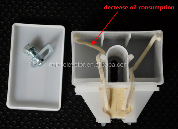 Square Elevator Oil Can Lift Guide Rail Oil Cup