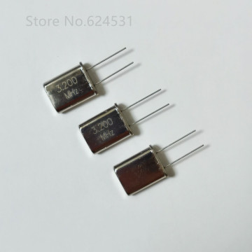 10pcs Quartz Crystal Resonator In-Line Passive Crystal Oscillator HC-49U 3.2MHZ 3.2M 3.200MHZ Resonator